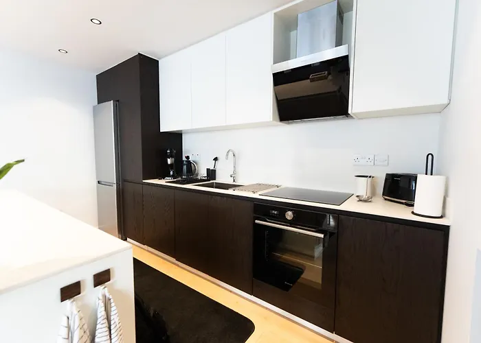 アパート Deluxe Downtown With Spacious Balcony *